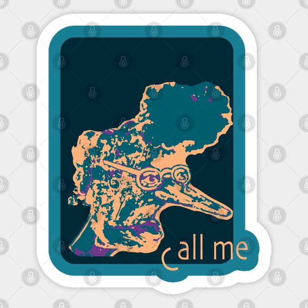 old lady call me Sticker by Lins-penseeltje